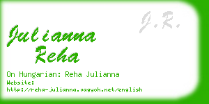 julianna reha business card